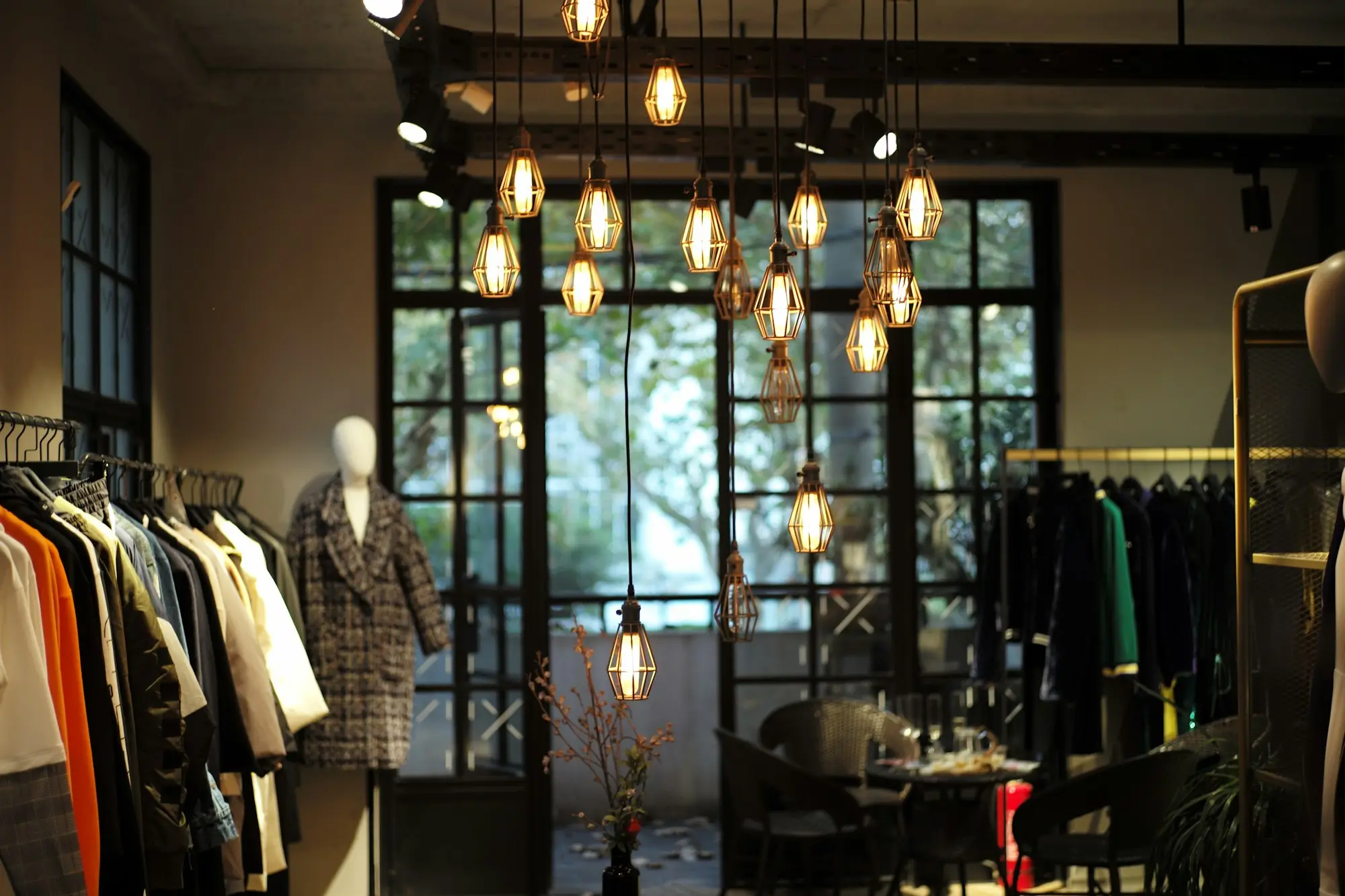 Newly fitted-out boutique retail shop interior with timber shelving in Hobart